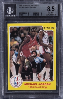 1986 Star Court Kings #18 Michael Jordan - BGS NM-MT+ 8.5